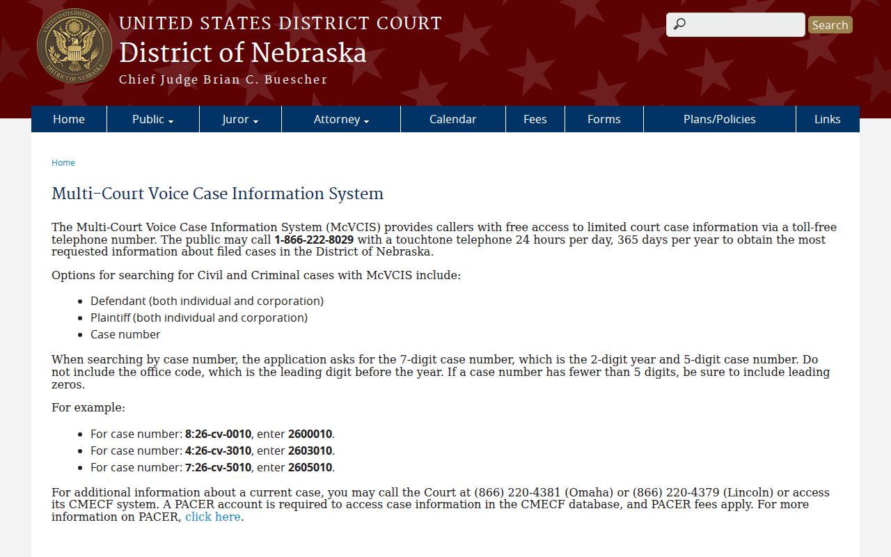 Crookston court docket federal telephone search source